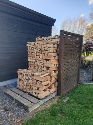 Premium Kiln Dried Gum Firewood - Stacked For You