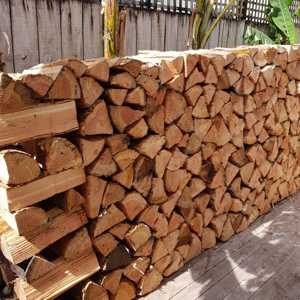 Douglas Fir Firewood - Stacked For You